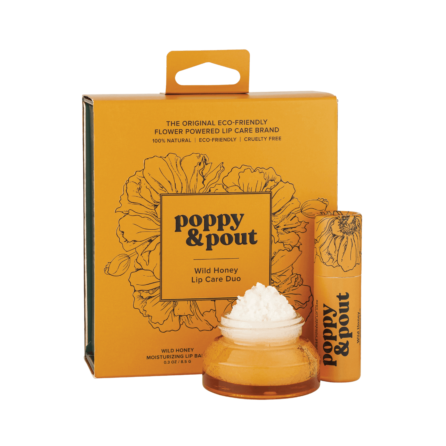 Poppy & Pout Lip Care Duo in Wild Honey