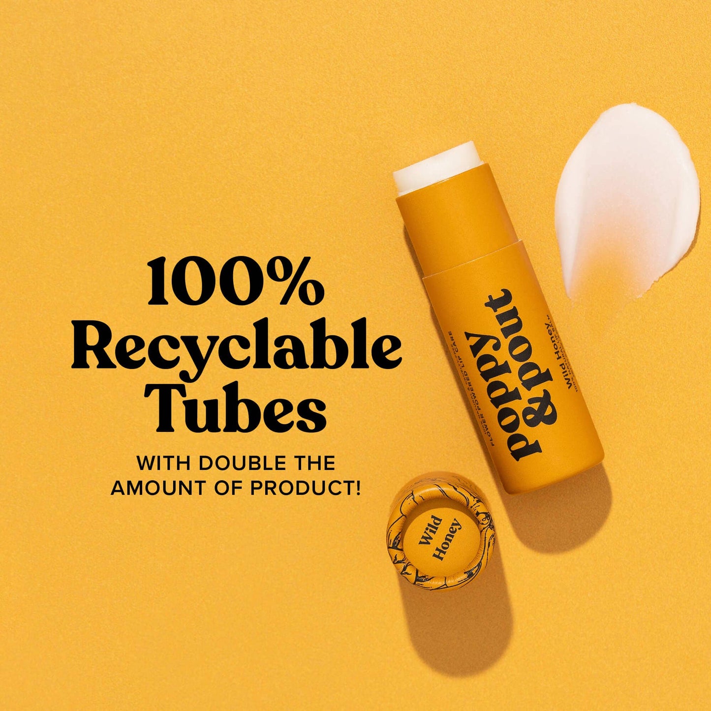 Poppy & Pout Lip Balm in Wild Honey