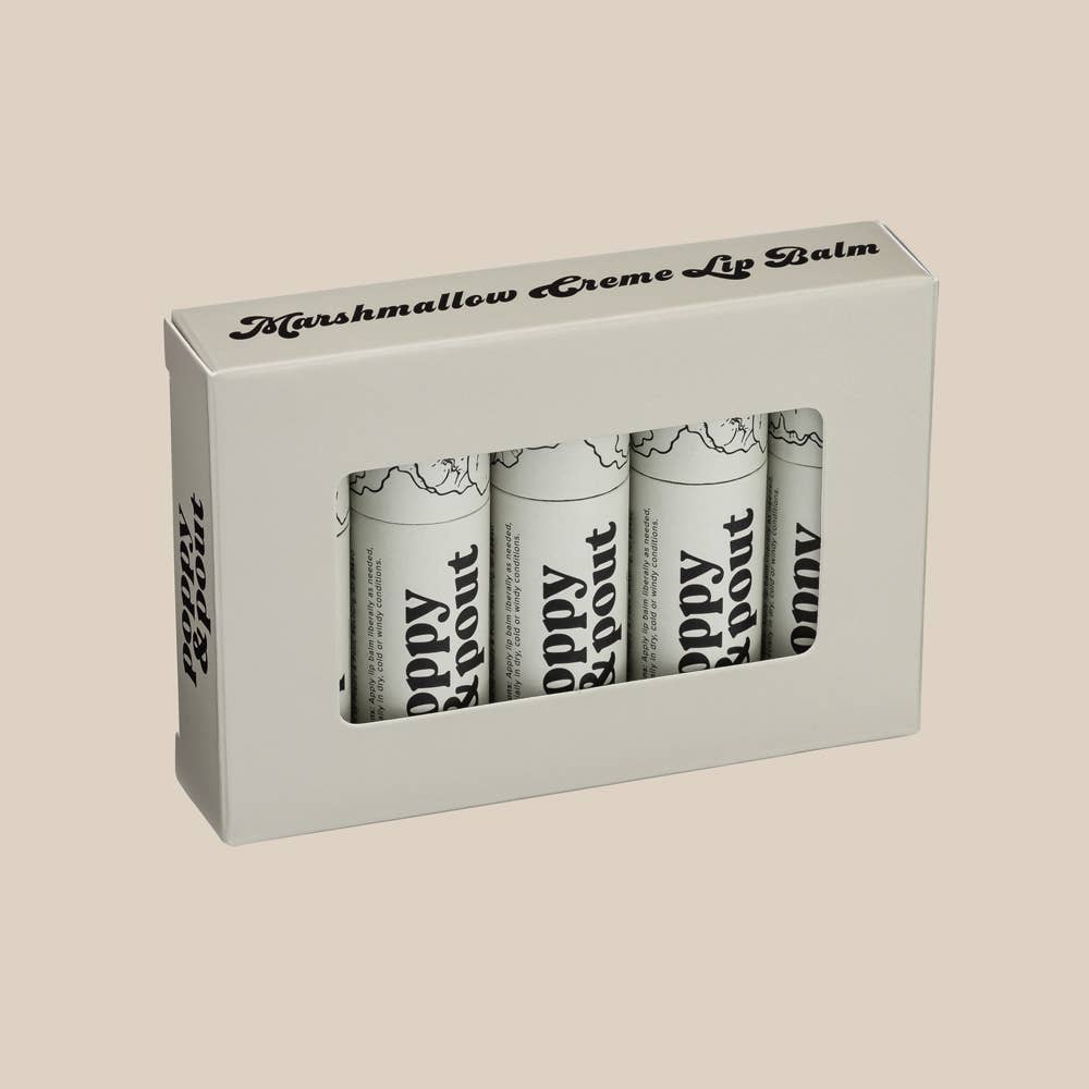 Poppy & Pout Lip Balm in Marshmallow Creme