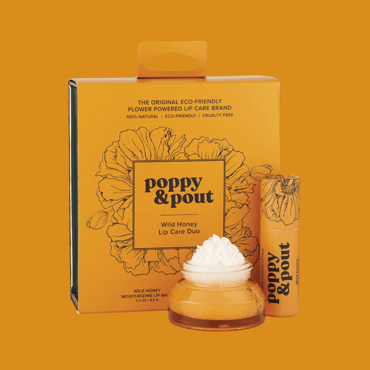 Poppy & Pout Lip Care Duo in Wild Honey