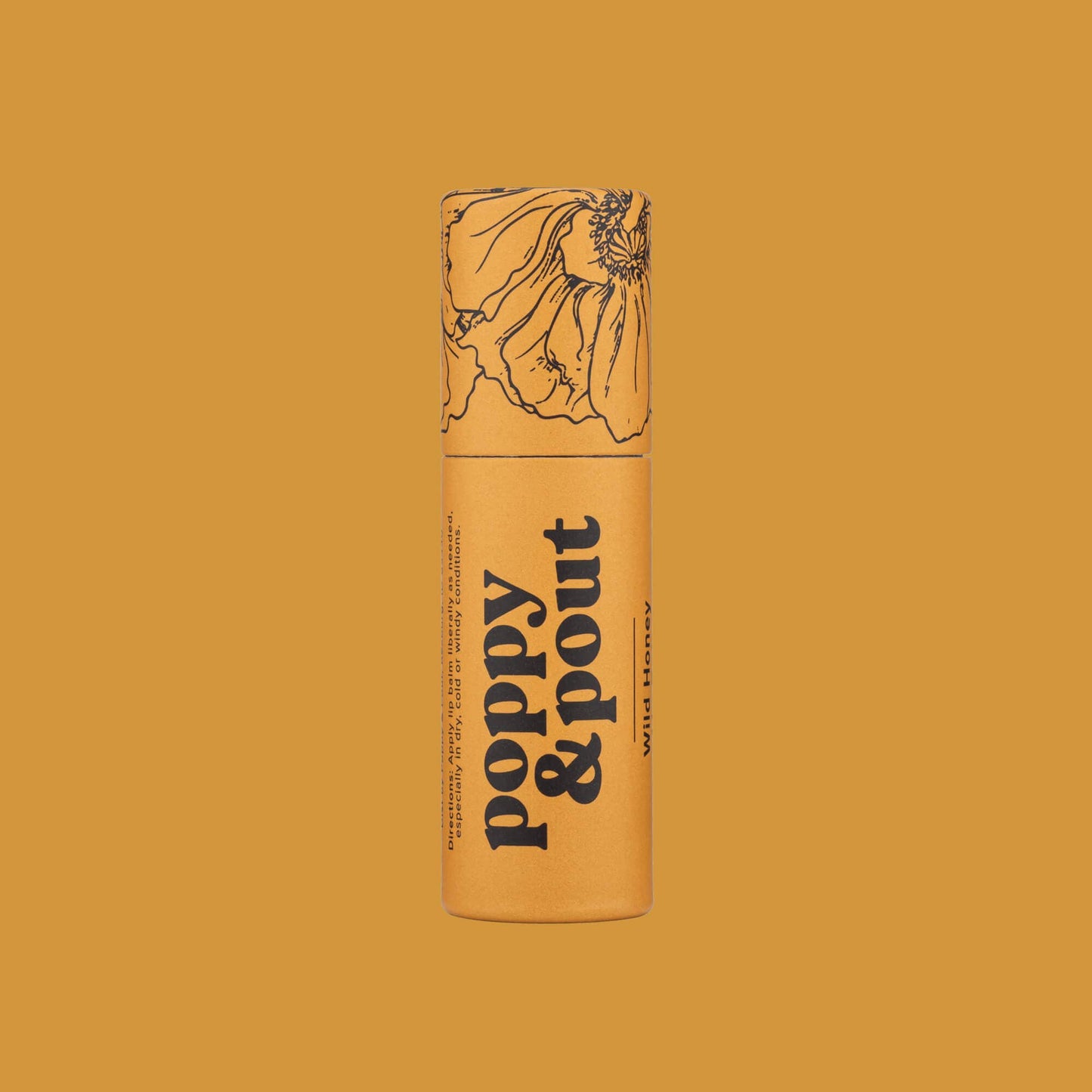Poppy & Pout Lip Balm in Wild Honey