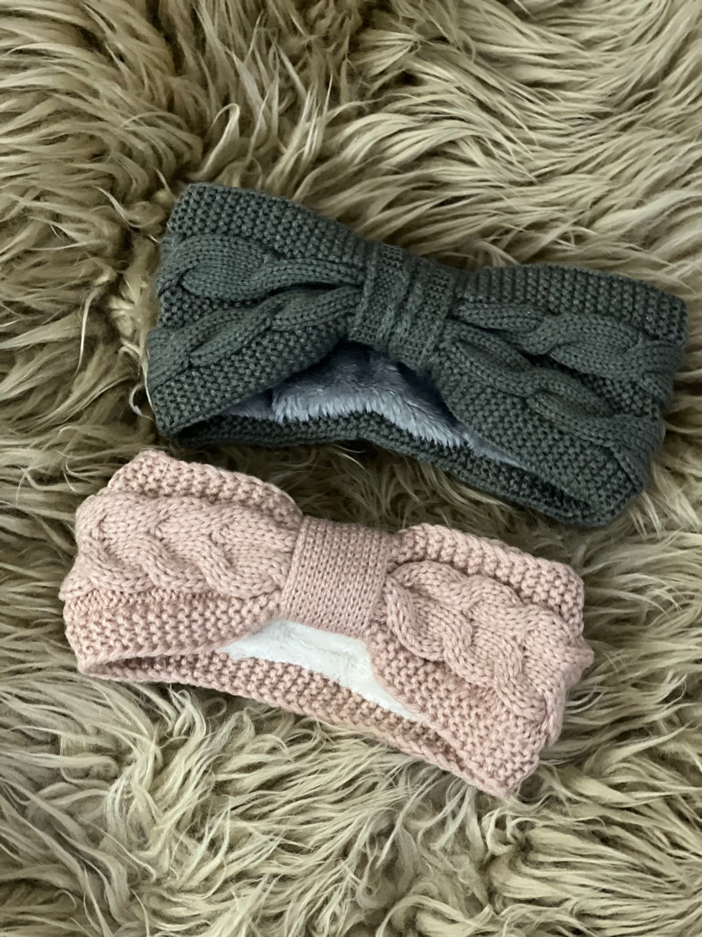 Twisted Knit Winter Headband