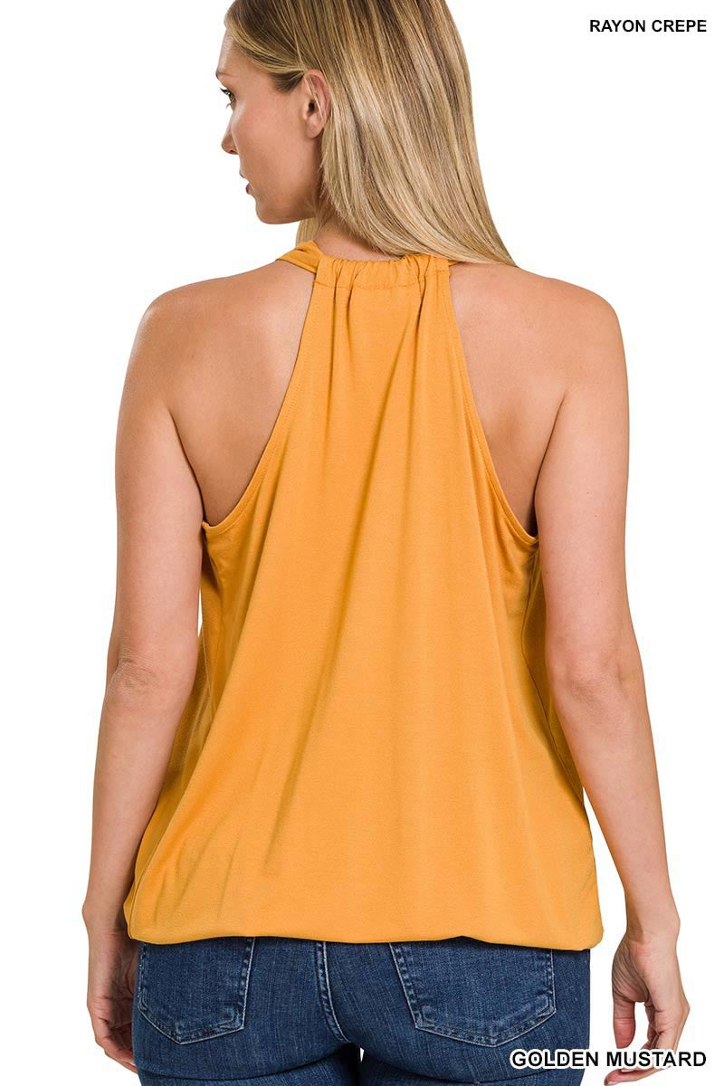 Surplice Halter Top