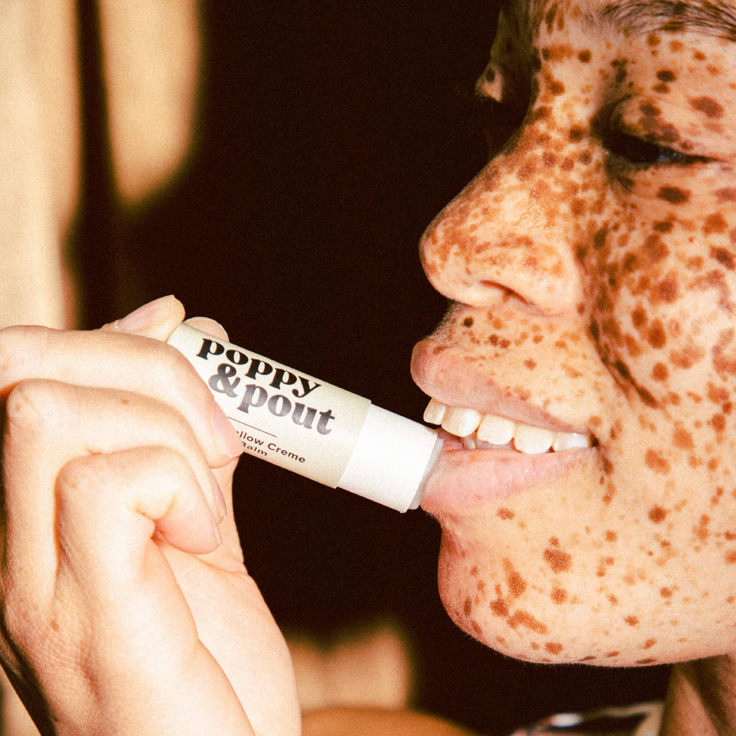Poppy & Pout Lip Balm in Marshmallow Creme