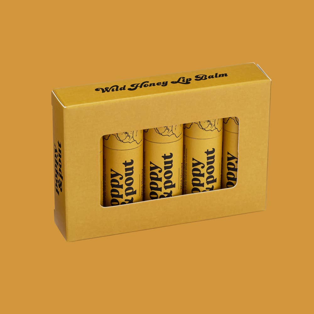 Poppy & Pout Lip Balm in Wild Honey