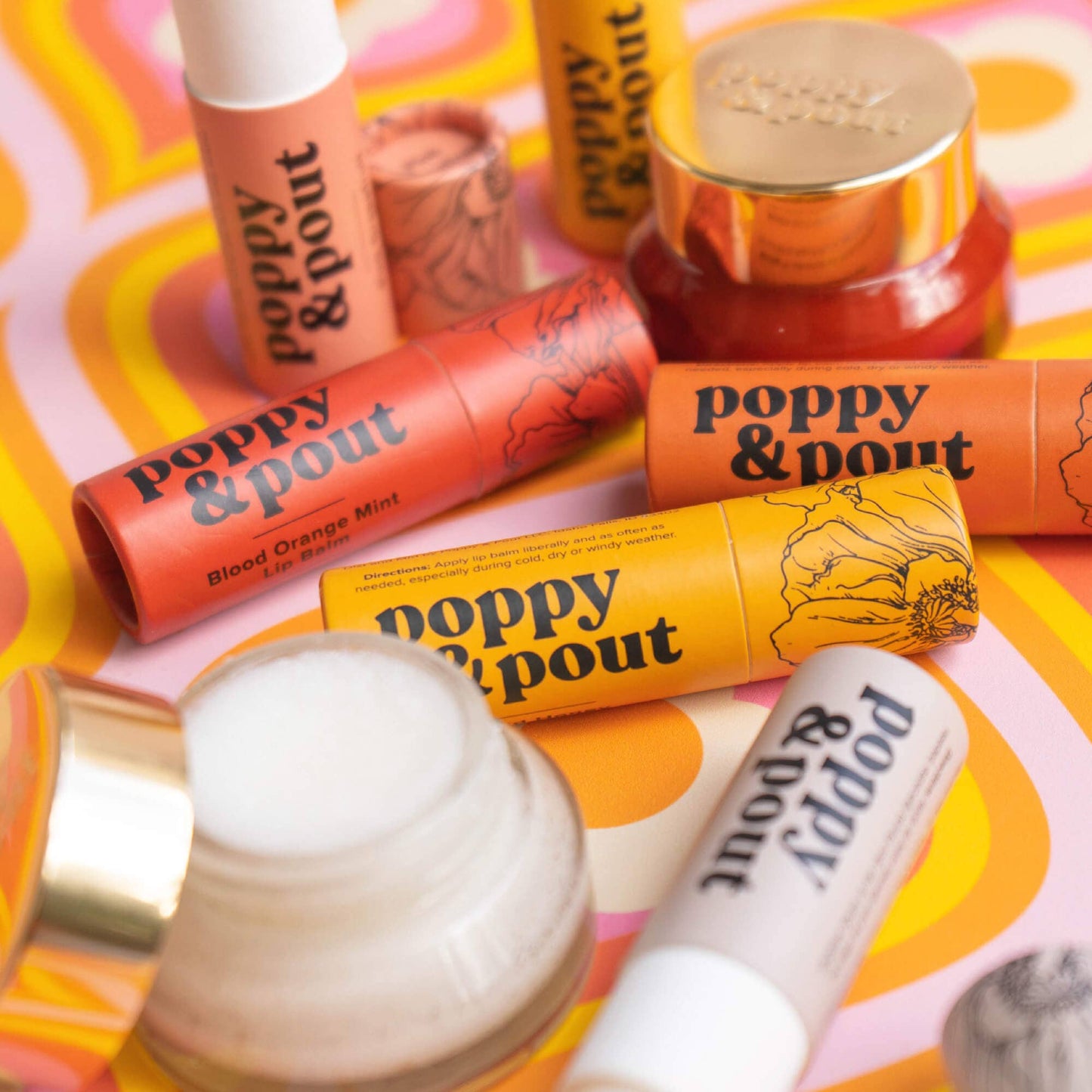 Poppy & Pout Lip Balm in Wild Honey