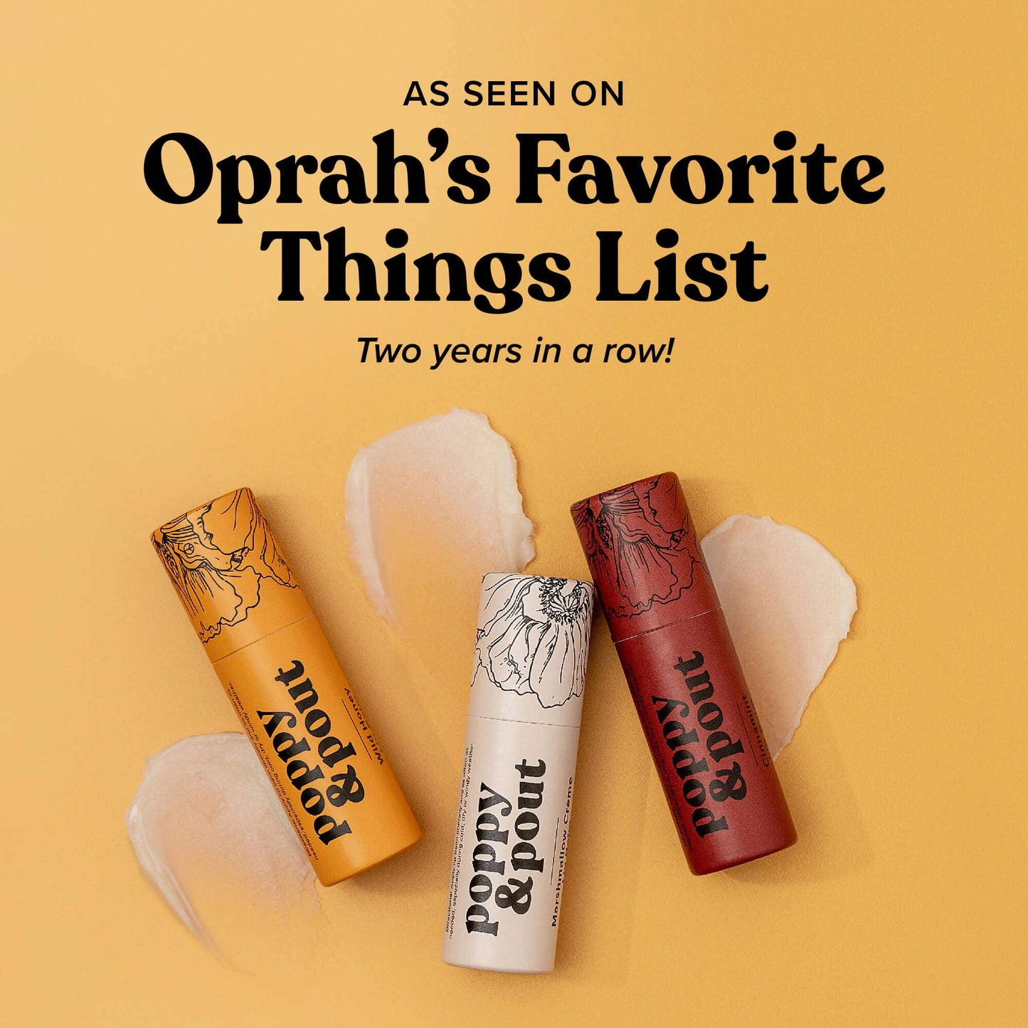Poppy & Pout Lip Balm in Marshmallow Creme