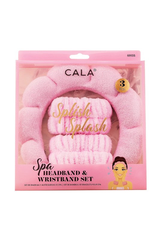 Spa Headband & Wristband Set